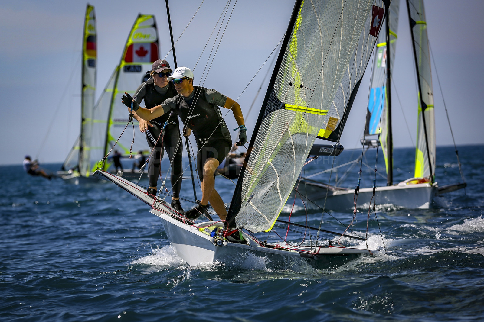 Marseilles France is hosting more than 200 sailors from 28 nations for the 2018 Junior Worl Championship of 49er, 49erFX and Nacra 17. Held from 28 august to 1st september 2018. © Pierick Jeannoutot
