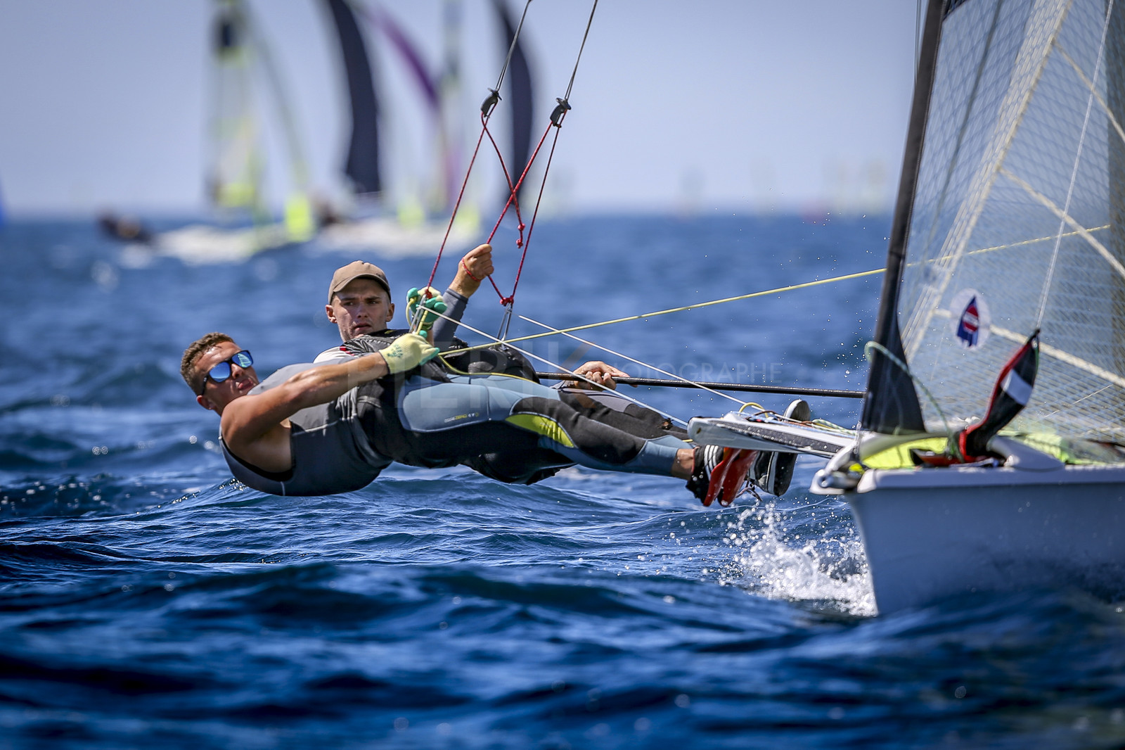 Marseilles France is hosting more than 200 sailors from 28 nations for the 2018 Junior Worl Championship of 49er, 49erFX and Nacra 17. Held from 28 august to 1st september 2018. © Pierick Jeannoutot