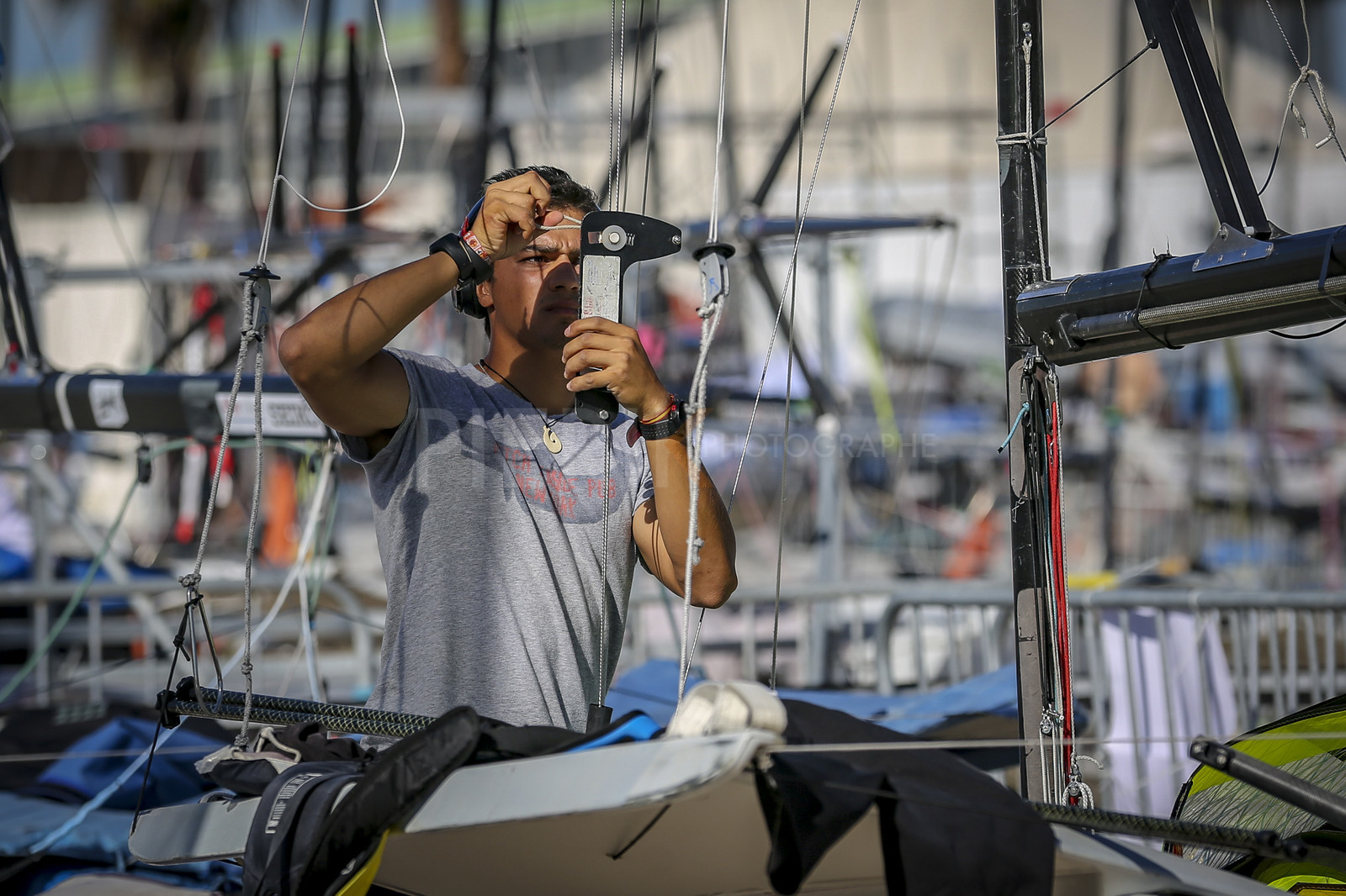 Marseilles France is hosting more than 200 sailors from 28 nations for the 2018 Junior Worl Championship of 49er, 49erFX and Nacra 17. Held from 28 august to 1st september 2018. © Pierick Jeannoutot