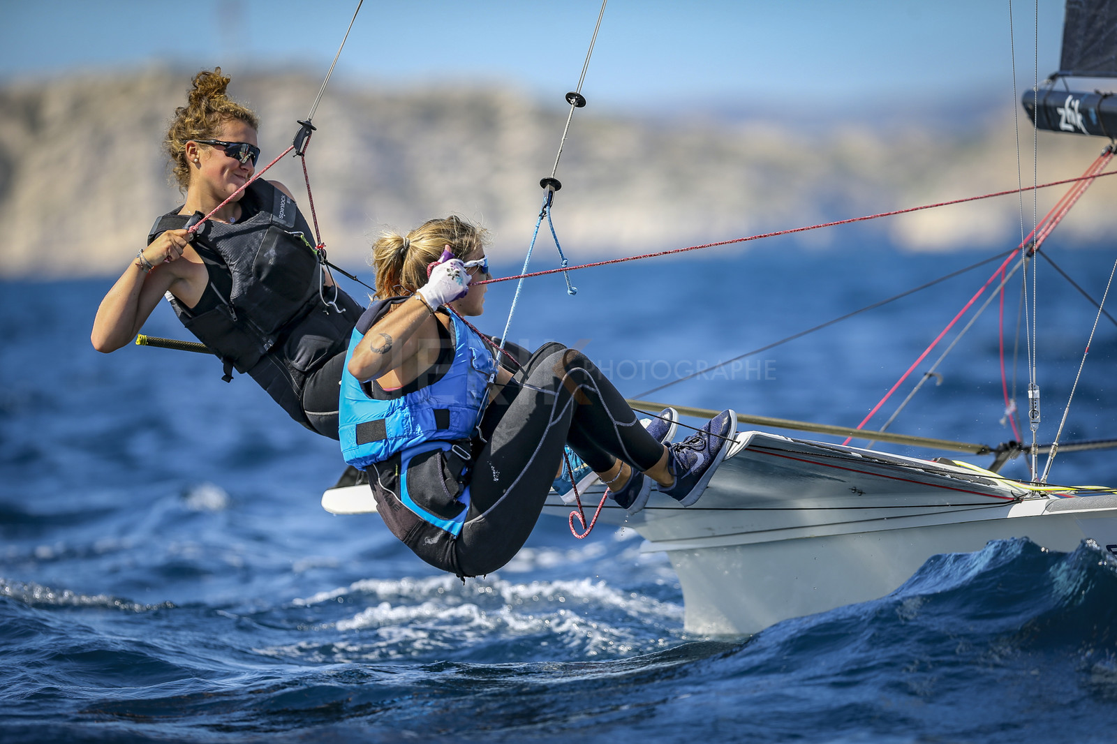 Marseilles France is hosting more than 200 sailors from 28 nations for the 2018 Junior Worl Championship of 49er, 49erFX and Nacra 17. Held from 28 august to 1st september 2018. © Pierick Jeannoutot