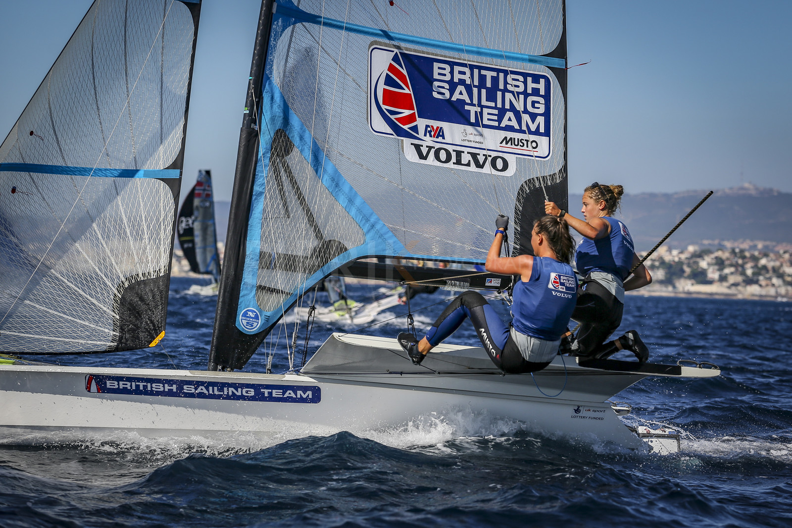 Marseilles France is hosting more than 200 sailors from 28 nations for the 2018 Junior Worl Championship of 49er, 49erFX and Nacra 17. Held from 28 august to 1st september 2018. © Pierick Jeannoutot