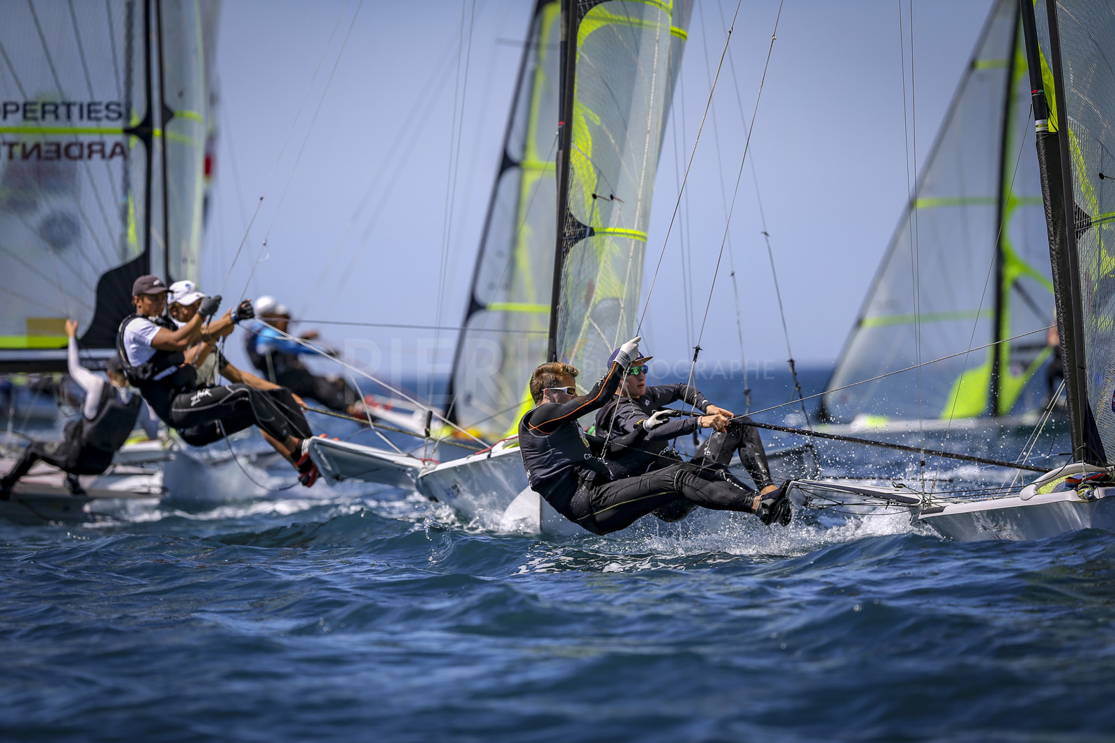 Marseilles France is hosting more than 200 sailors from 28 nations for the 2018 Junior Worl Championship of 49er, 49erFX and Nacra 17. Held from 28 august to 1st september 2018. © Pierick Jeannoutot