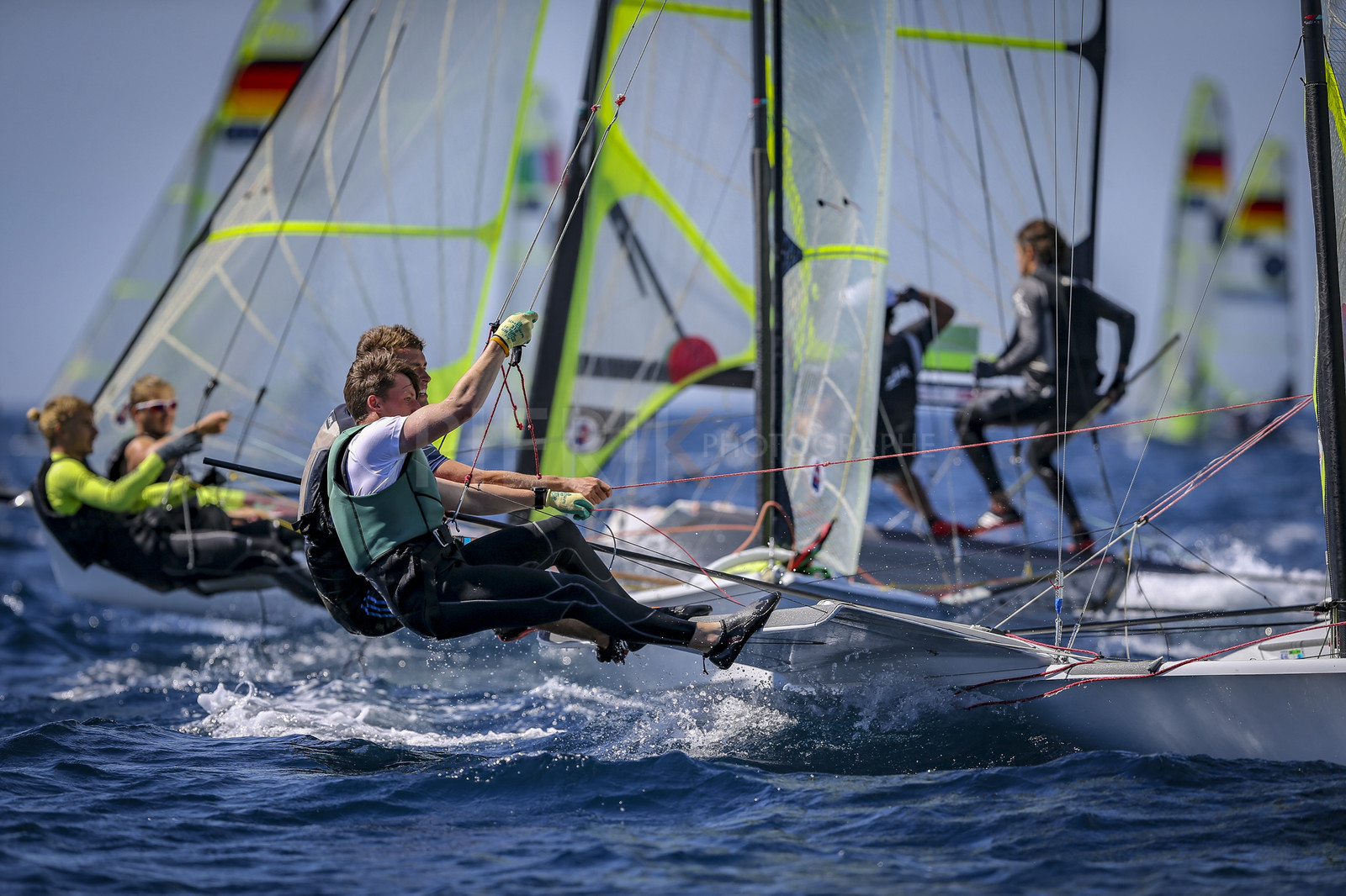 Marseilles France is hosting more than 200 sailors from 28 nations for the 2018 Junior Worl Championship of 49er, 49erFX and Nacra 17. Held from 28 august to 1st september 2018. © Pierick Jeannoutot
