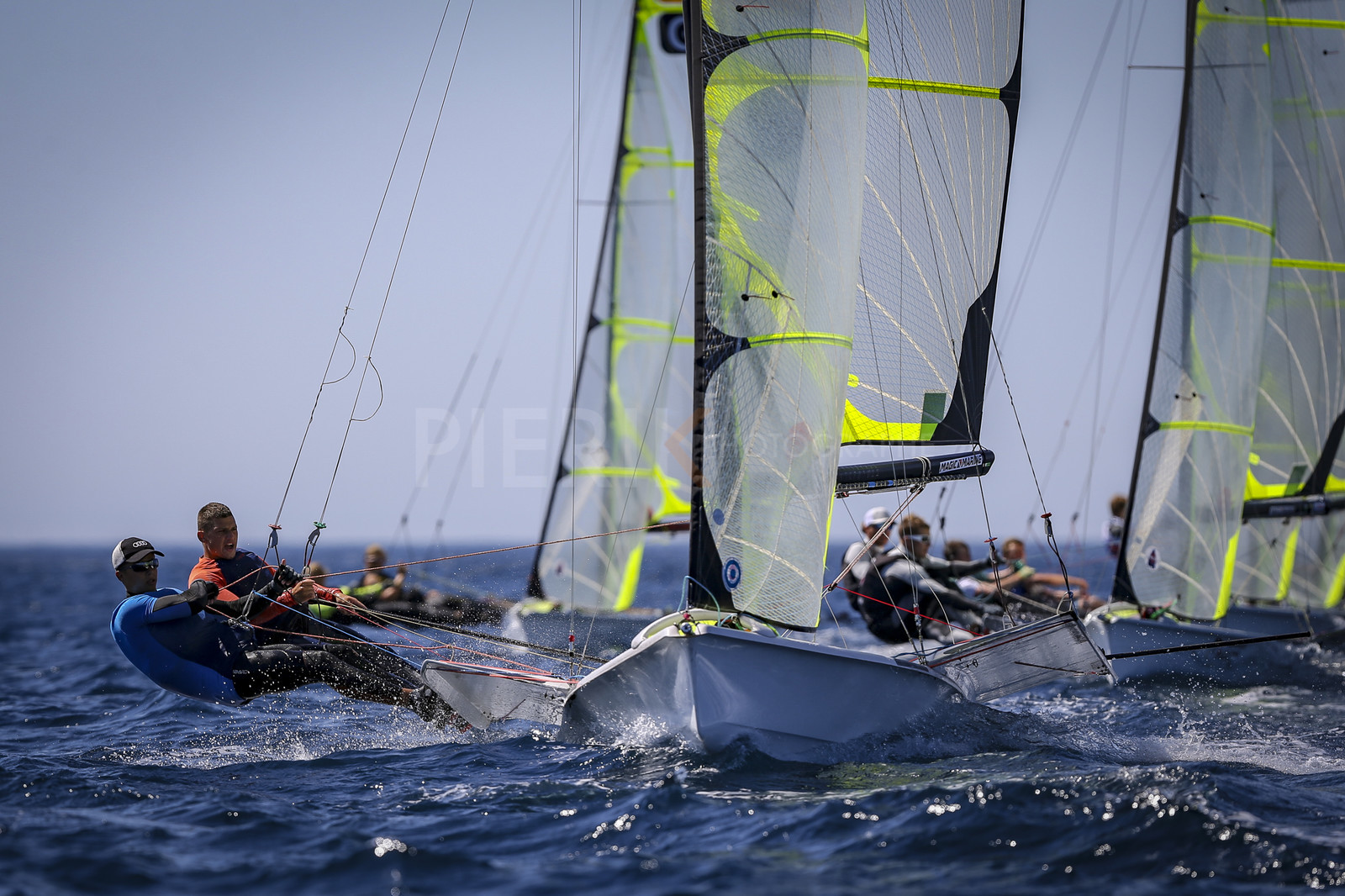 Marseilles France is hosting more than 200 sailors from 28 nations for the 2018 Junior Worl Championship of 49er, 49erFX and Nacra 17. Held from 28 august to 1st september 2018. © Pierick Jeannoutot