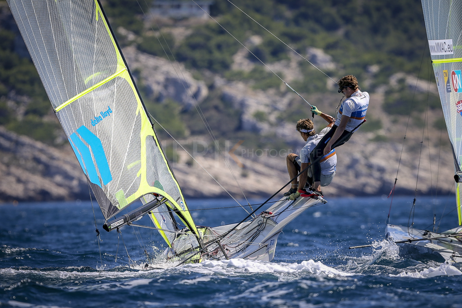 Marseilles France is hosting more than 200 sailors from 28 nations for the 2018 Junior Worl Championship of 49er, 49erFX and Nacra 17. Held from 28 august to 1st september 2018. © Pierick Jeannoutot