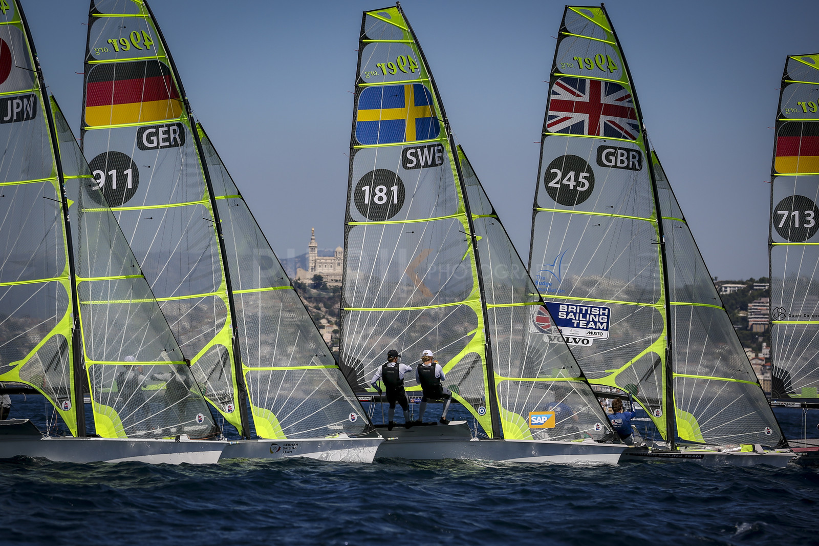 Marseilles France is hosting more than 200 sailors from 28 nations for the 2018 Junior Worl Championship of 49er, 49erFX and Nacra 17. Held from 28 august to 1st september 2018. © Pierick Jeannoutot