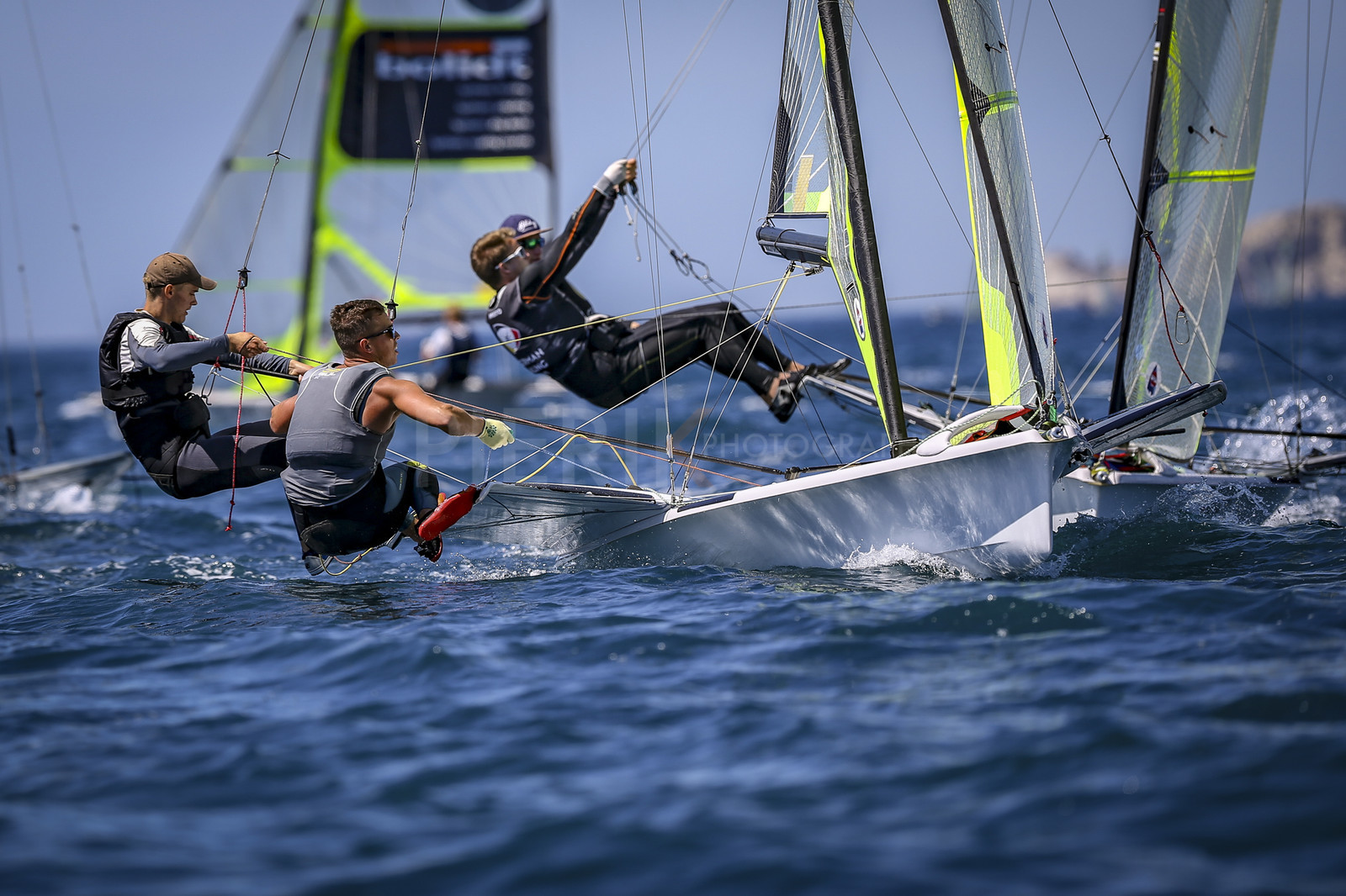Marseilles France is hosting more than 200 sailors from 28 nations for the 2018 Junior Worl Championship of 49er, 49erFX and Nacra 17. Held from 28 august to 1st september 2018. © Pierick Jeannoutot